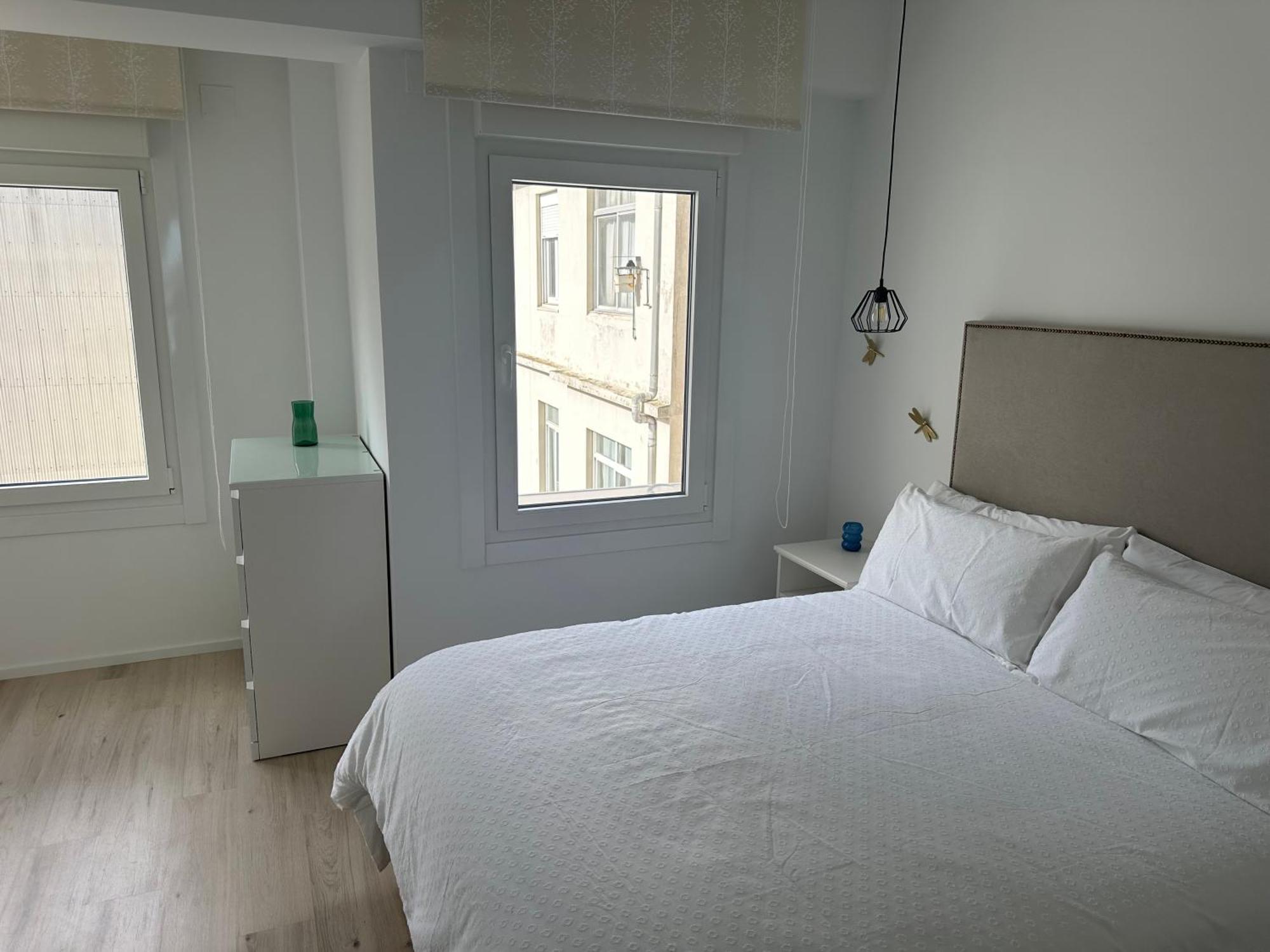 Piso Con Vistas A La Playa De Riazor Apartment โอโกรูญา ภายนอก รูปภาพ